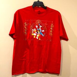 Disney Chinese New Year Mickey Donald Goofy Shirt